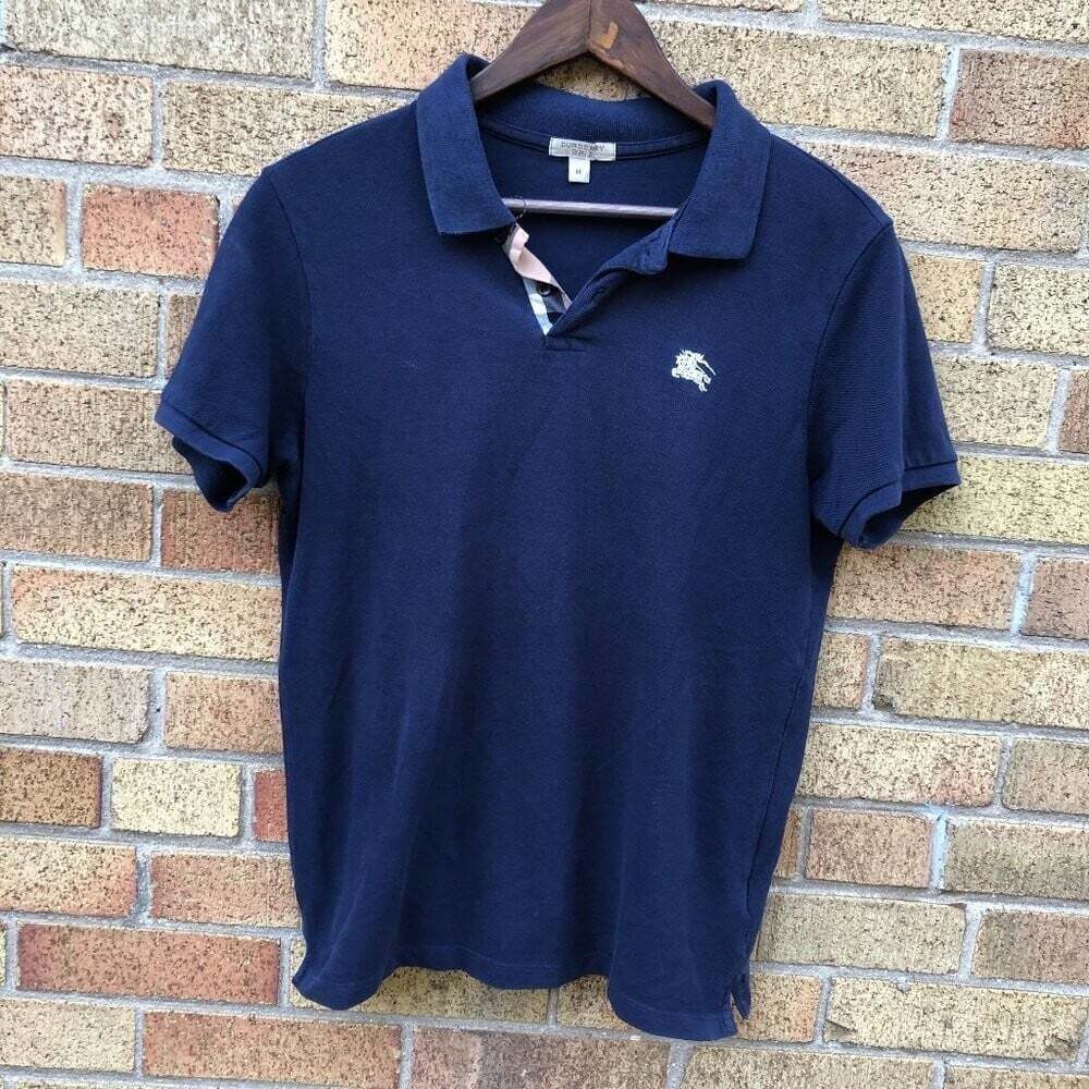 Vintage Burberry Brit Novacheck Collar Button Up Shirt Medium